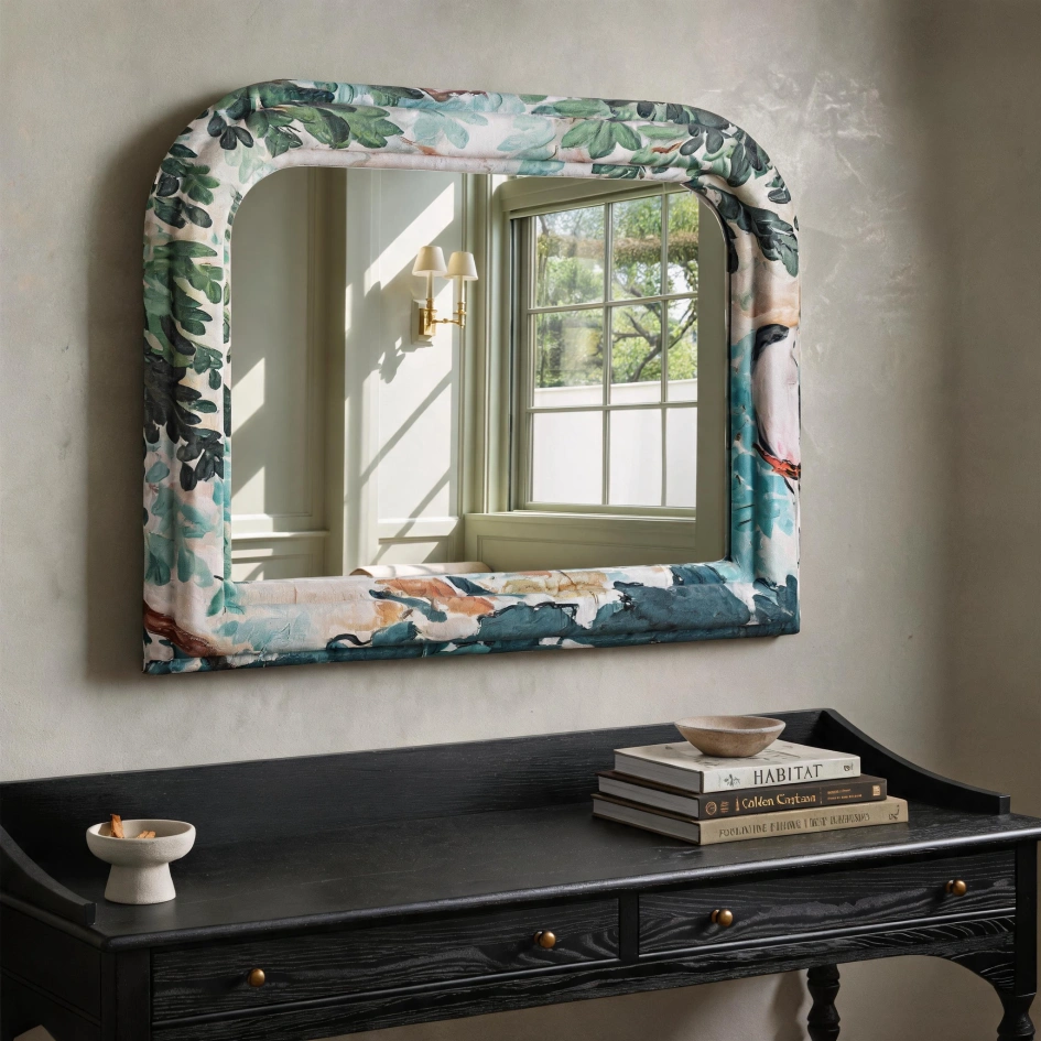 SHYFOY Antique Mirrors for Wall Decor 39'' x 28'' Large Vintage