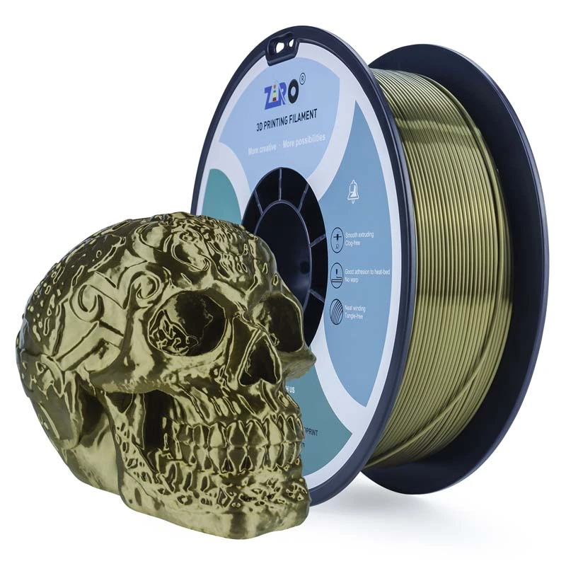 Silky PLA Filament - Gold, 1kg, 1.75mm