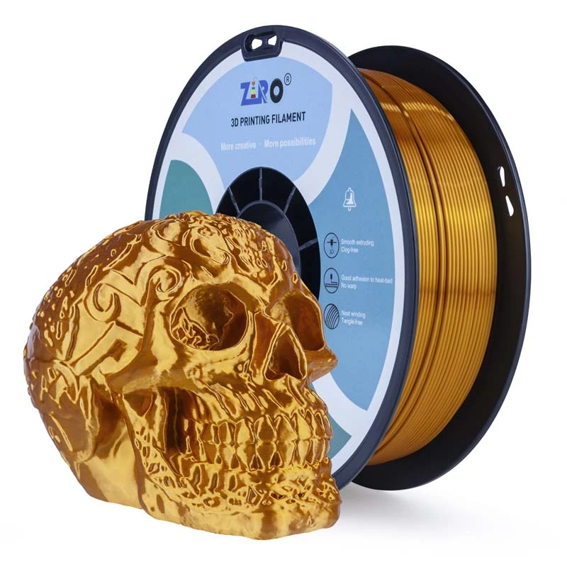 Silky PLA Filament - Gold, 1kg, 1.75mm