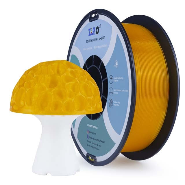 ZIRO PLA PRO Filament - Translucent colors, Translucent red, 1kg, 1.75mm