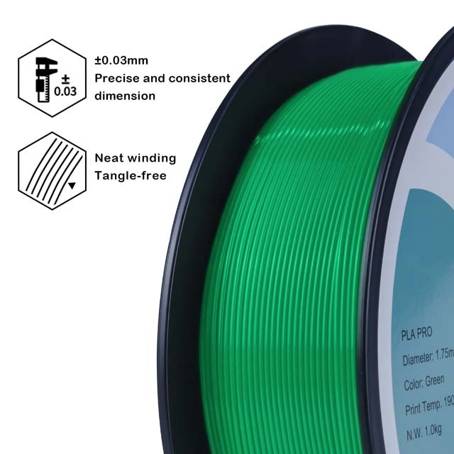 ZIRO PLA PRO Filament - Basic color, Cyan, 1kg, 1.75mm