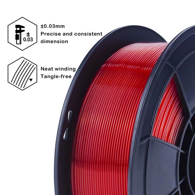 ZIRO PLA PRO Filament - Translucent colors, Translucent orange, 1kg, 1.75mm