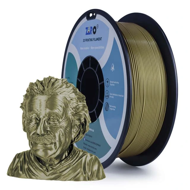 ZIRO PLA PRO Filament - Metal color, Bronze, 1kg, 1.75mm