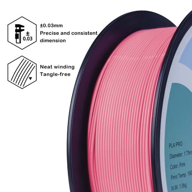 ZIRO PLA PRO Filament - Basic color, Skin, 1kg, 1.75mm