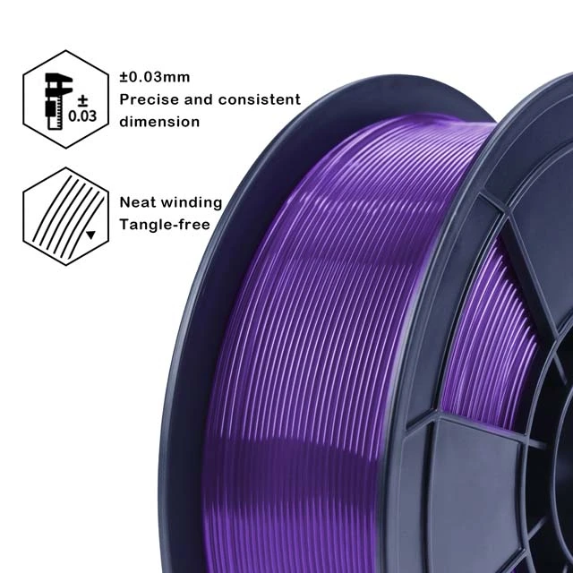 ZIRO PLA PRO Filament - Translucent colors, Translucent blue, 1kg, 1.75mm