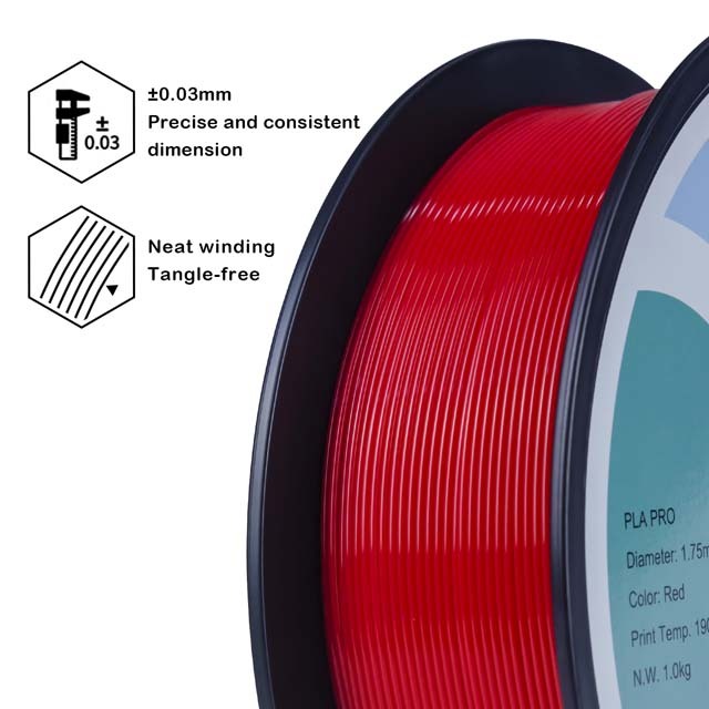 ZIRO PLA PRO Filament - Basic color, Cyan, 1kg, 1.75mm