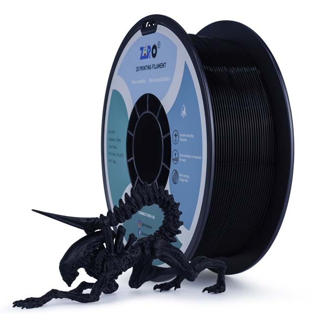 ZIRO PLA PRO Filament - Basic color, Cyan, 1kg, 1.75mm