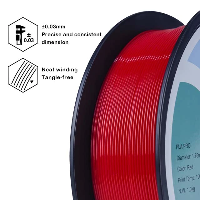 ZIRO PLA PRO Filament - Basic color, Gray, 1kg, 1.75mm