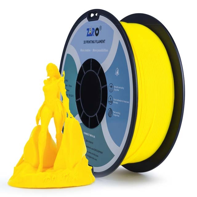 ZIRO PLA PRO Filament - Basic color, Snow white, 1kg, 1.75mm