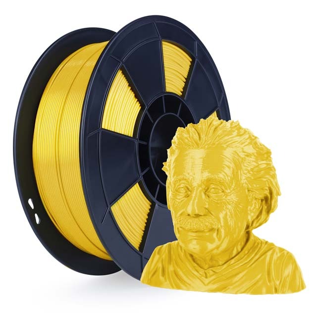 ZIRO PLA PRO Filament - Metal color, Gold, 1kg, 1.75mm