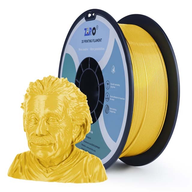 ZIRO PLA PRO Filament - Metal color, Copper, 1kg, 1.75mm