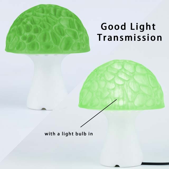 ZIRO PLA PRO Filament - Translucent colors, Translucent green, 1kg, 1.75mm