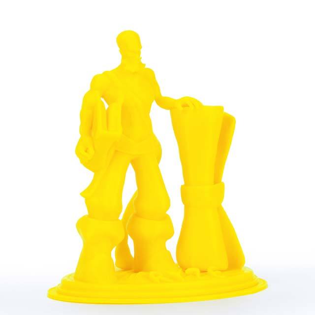 ZIRO PLA PRO Filament - Basic color, Yellow, 1kg, 1.75mm