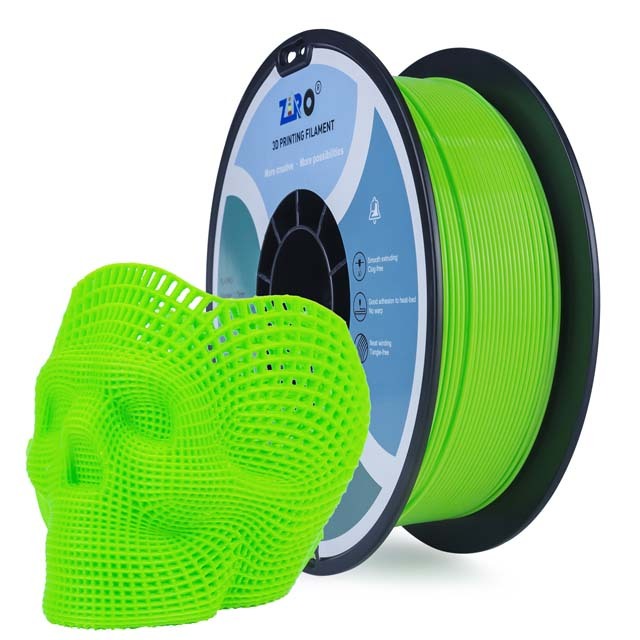 ZIRO PLA PRO Filament - Fluorescent color, Fluo-blue, 1kg, 1.75mm