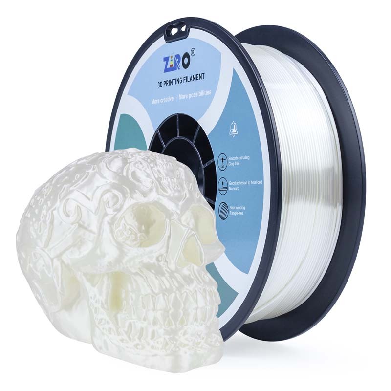 Silky PLA Filament - Silver black, 1kg, 1.75mm