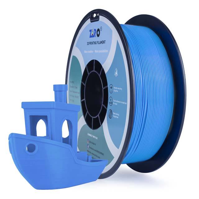 ZIRO PLA PRO Filament - Fluorescent color, Fluo-blue, 1kg, 1.75mm