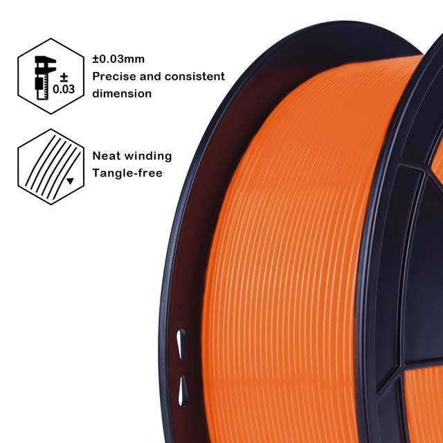 ZIRO PLA PRO Filament - Fluorescent color, Fluo-green, 1kg, 1.75mm