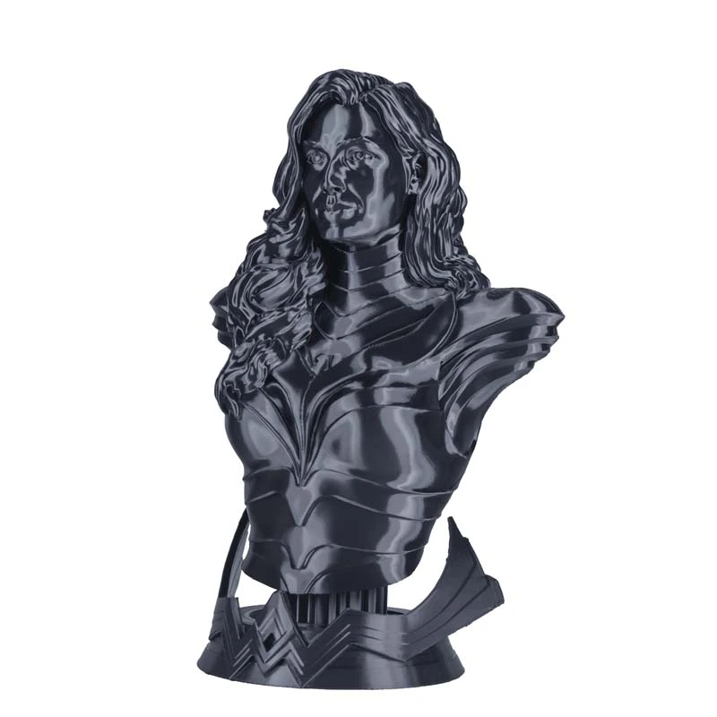 Silky PLA Filament - Silver black, 1kg, 1.75mm