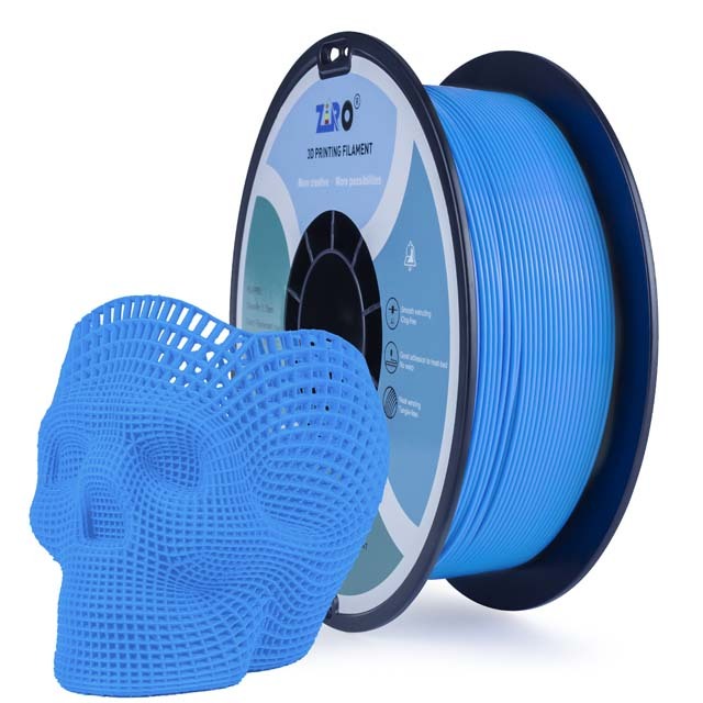 ZIRO PLA PRO Filament - Fluorescent color, Fluo-blue, 1kg, 1.75mm