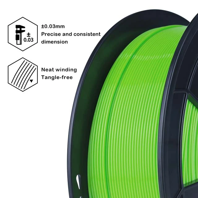 ZIRO PLA PRO Filament - Fluorescent color, Fluo-yellow, 1kg, 1.75mm