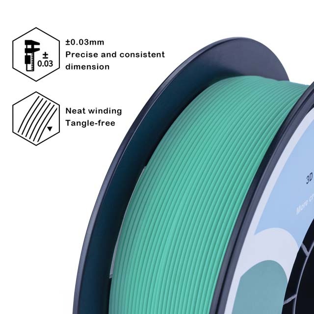 ZIRO Matte PLA Filament - Military green, 1kg, 1.75mm