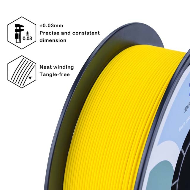 ZIRO Matte PLA Filament - White, 1kg, 1.75mm