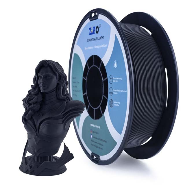 ZIRO Matte PLA Filament - Wood, 1kg, 1.75mm