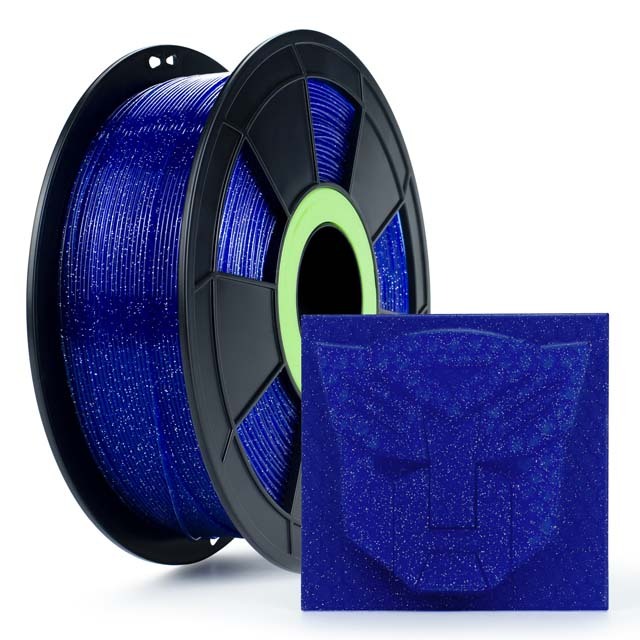 ZIRO Twinkling PLA Filament, Twinkling Black, 1.75mm, 1kg