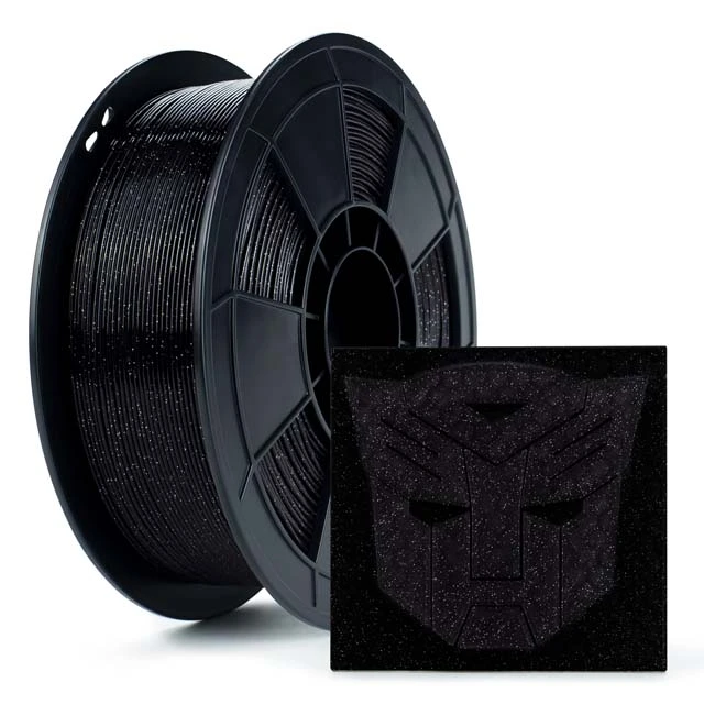 ZIRO Twinkling PLA Filament, Black, 1.75mm, 1kg