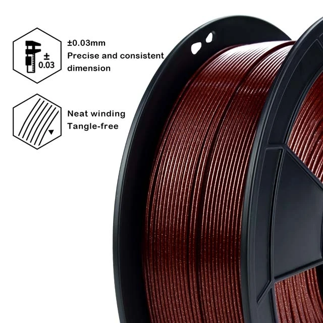 ZIRO Diamond PLA Filament - Black, 1.75mm, 1kg