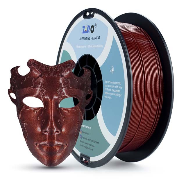 ZIRO Diamond PLA Filament - Blue, 1.75mm, 1kg