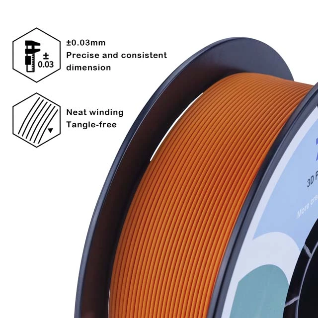 ZIRO Matte PLA Filament - Cyan, 1kg, 1.75mm