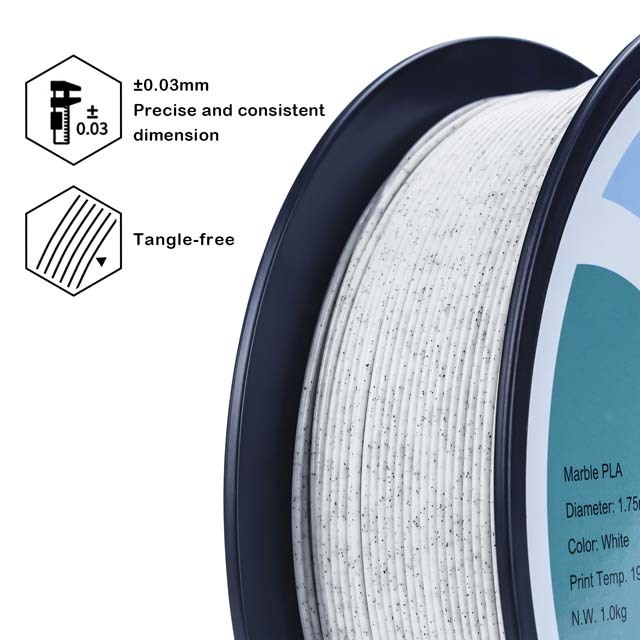 ZIRO Stone PLA Filament - Straw fiber PLA, 1kg, 1.75mm