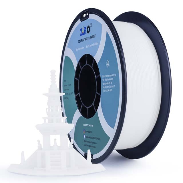 ZIRO PETG Filament - Blue, 1kg, 1.75mm