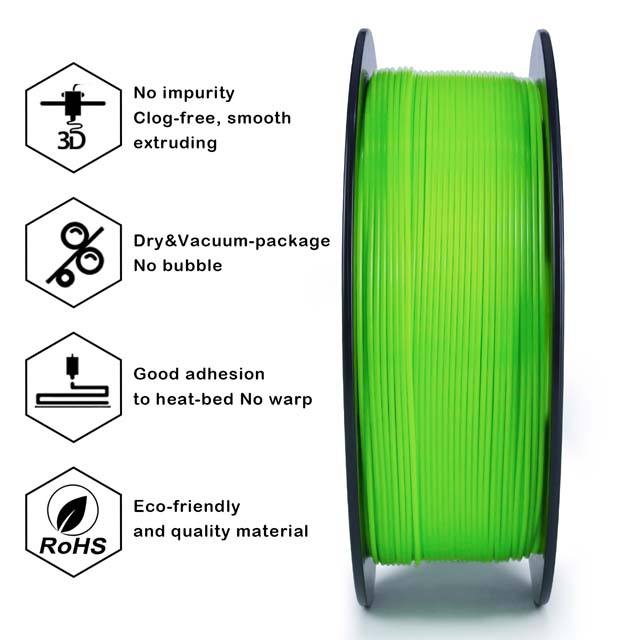 ZIRO PETG Filament - White, 1kg, 1.75mm