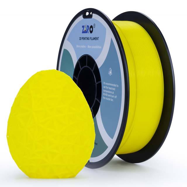 ZIRO PETG Filament - Yellow, 1kg, 1.75mm