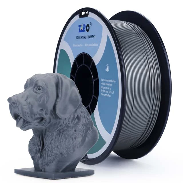ZIRO PETG Filament - Gray, 1kg, 1.75mm