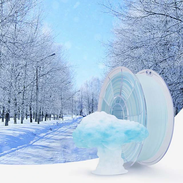 ZIRO Gradient Color Translucent PLA Filament - 1kg, 1.75mm, Season series - Spring