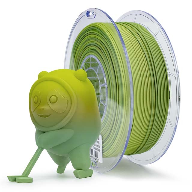 ZIRO Gradient Color Matte PLA Filament - 1kg, 1.75mm, Matcha