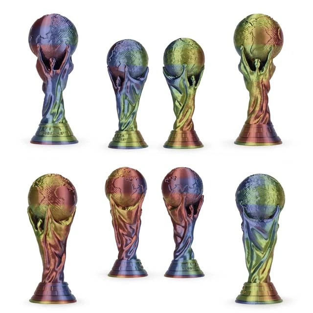 ZIRO Triple Color Co-extrusion Silky PLA Filament - 1kg, 1.75mm, Aurora
