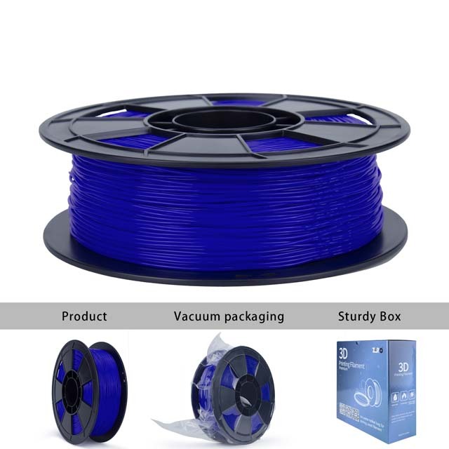 ZIRO Flexible TPU 95A Filament - 800g, 1.75mm, Blue