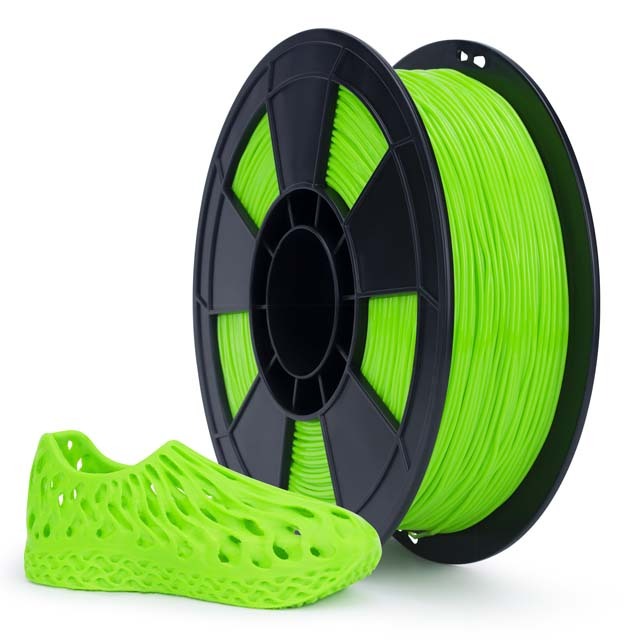 ZIRO Flexible TPU 95A Filament - 800g, 1.75mm, White