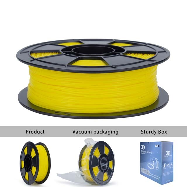 ZIRO Flexible TPU 95A Filament - 800g, 1.75mm, Yellow