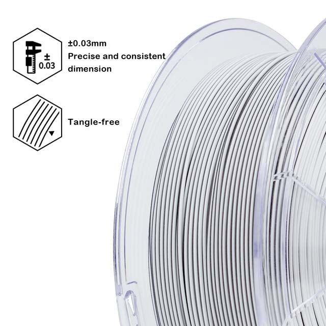 ZIRO Triple Color Co-extrusion Matte PLA Filament - 1kg, 1.75mm, Shadow