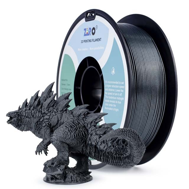 ZIRO Mystical PLA Filament, 1kg, 1.75mm, Midnight gold