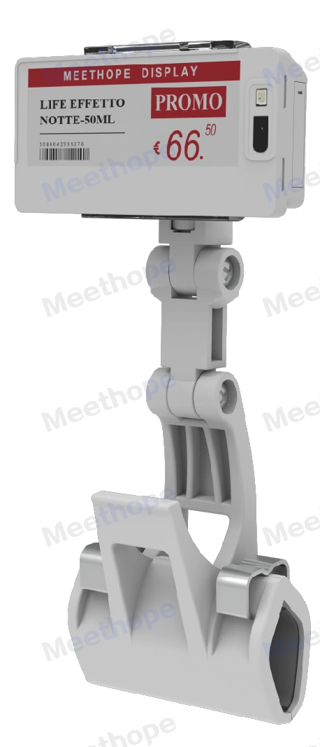 REE-CLIP-007A-1 clamp holder application with Pricer style ESL