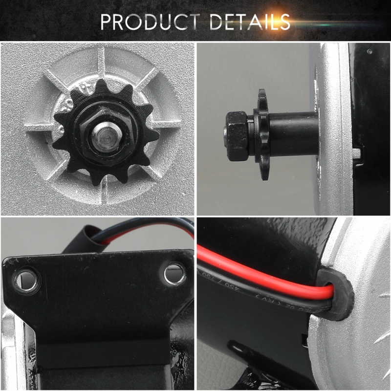 Kunray MY1016 24V 250W Brushed High-speed DC Motor Electric Bike Scooter Motor