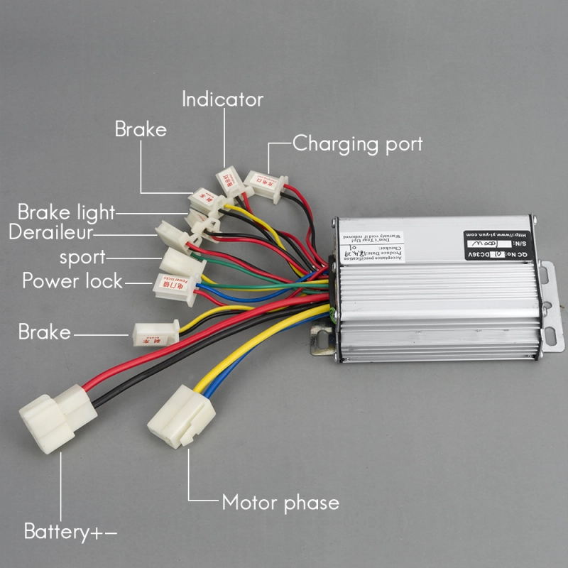 YIYUN YK31F 36V 48V 800W 1000W Brushed Controller Electric Bike Scooter Controller Motor Engine Part