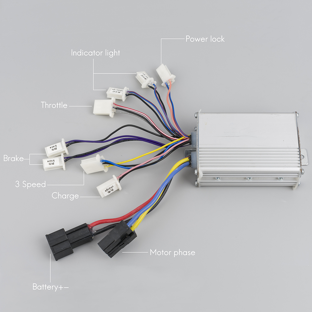 Kunray KR31F 24V 36V 48V 500W-1000W Brushed Controller for Electric Scooter Bicycle Motorcycle Accessories