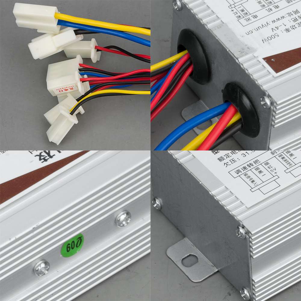 YIYUN YK31C Brush Speed Controller 24V 36V 48V 350W 500W 800W Electric Bicycle Scooter Controller